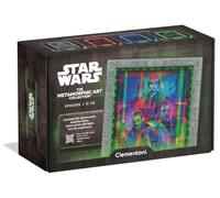 Star Wars Metamorphic Art Collection Episodes 1-2-3 | 520 piece puzzle with illuminated frame - merch set for fans and collectors - ideal as a decoration and gift - 35161 by