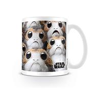 Star Wars MG24937 Coffee The Last Jedi Many Porgs Mug, Ceramic, Multi-Colour, 315 ml