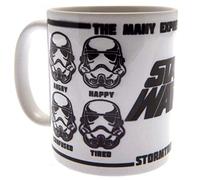 Star Wars MG24950 Coffee Expressions of a Stormtrooper Mug, Ceramic, Multi-Colour, 315 ml