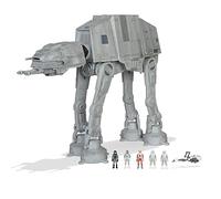 Star Wars Micro Galaxy Squadron AT-AT Walker - 10-Inch Assault Class Vehicle with Five 1-Inch Micro Figure Accessories