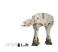 STAR WARS Micro Galaxy Squadron at-at Walker (Endor) Amazon Exclusive - 10-Inch Vehicle with Lights, Sounds, Action Zones, and Accessories (Toys for Kids Ages 8 and Up)