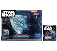 STAR WARS Micro Galaxy Squadron Combo Pack Bundle with 1 Series Blind Box (Gungan Bongo Submarine Episode 1 Collection)
