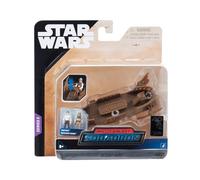 Star Wars Micro Galaxy Squadron Desert Skiff Vehicle with Han Solo and Nikto Guard Figures, 3 inches