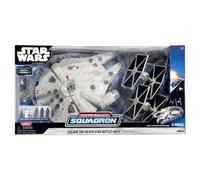 Star Wars Micro Galaxy Squadron Escape The Death Star Multicolor Battle Pack, 11 Piece Action Figures Playset, Millenium Falcon with Motion Activated Lights & Sound