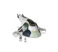 Star Wars Micro Galaxy Squadron JANGO FETT’S STARSHIP - 7-Inch Starship Class Vehicle with 1-Inch JANGO FETT and BOBA FETT Micro Figure Accessories