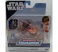 STAR WARS Micro Galaxy Squadron Light Armor Class Vehicle with 1-Inch Micro Figure Accessory Series 4 Rare Chase Vehicle (Luke Skywalker's Landspeeder 1 of 5000)