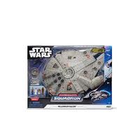 Star Wars Micro Galaxy Squadron Millennium Falcon - 9-Inch Assault Class Vehicle with Four 1-Inch Micro Figure Accessories