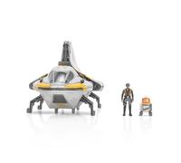 STAR WARS Micro Galaxy Squadron Phantom II - 5-Inch Vehicle with Two 1-Inch Micro Figure Accessories