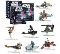 STAR WARS Micro Galaxy Squadron Series 5 (3-Pack) Mystery Blind Box - Get Three 2.5" Vehicles or 1" Mini Figures - Officially Licensed - Authentic Collectible