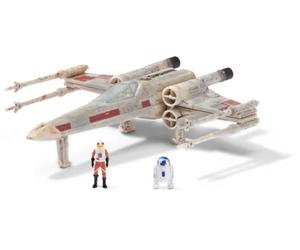 Star Wars MICRO GALAXY SQUADRON STARFIGHTER CLASS LUKE SKYWALKER’S X-WING - 5-Inch Vehicle with 1-Inch Luke Skywalker & R2-D2 Micro Figures