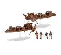 Star Wars Micro Galaxy Squadron - SWJ0257 - Clash at Carkoon Battle Pack - 2 x 7.5 cm Vehicles with 4 x 2.5 cm Micro Figures as Accessories