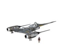 Star Wars Micro Galaxy Squadron The Mandalorian's N-1 Starfighter -13cm Starfighter Class Vehicle with 3cm Micro Figure Accessory