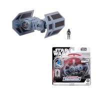 Star Wars Micro Galaxy Squadron TIE Bomber (Armada Edition) - 5-Inch Vehicle with Dual Cockpits, Bomb Bay, and 1-Inch Micro Figure Accessory