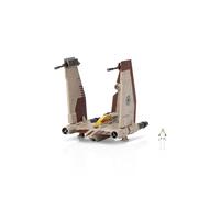 STAR WARS Micro Galaxy Squadron V-19 Torrent Starfighter - 5-Inch Vehicle with Folding Wings and Tail Fin Plus 1-Inch Micro Figure Accessory