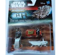 STAR WARS MICROMACHINES FIGURES 3-PACK FORCE AWAKENS HASBRO OFFICIAL TOYS