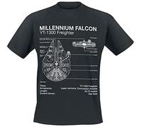 Star Wars - Millenium Falco - XXL - Unisex - New t-shirt - T777z