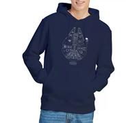 Star Wars Millenium Lines Unisex Hoodie S-2XL, Navy