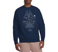 Star Wars Millenium Lines Unisex Sweatshirt S-2XL, Navy