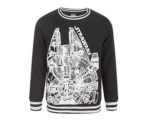 Star Wars Millennium Falcon Boy's Sweatshirt 3-4 Years Black