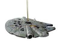 Star Wars Millennium Falcon Christmas Bauble for Star Wars Fans, Hanger, Christmas Tree Decoration, Christmas Decoration