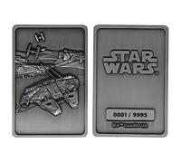 Star Wars Millennium Falcon Collectible Metal Ingot - Limited Edition Display Plaque - Official Memorabilia - Premium Gift for Fans & Collectors