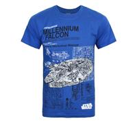 Star Wars Millennium Falcon Mens Small Short Sleeved T-Shirt
