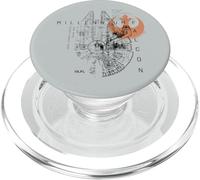 Star Wars Millennium Falcon Schematic PopSockets PopGrip for MagSafe