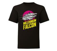 (7-8 Years, Black) Star Wars Childrens/Kids Millennium Falcon T-Shirt
