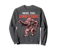 Star Wars Mind The Rancor Portrait Sweatshirt, Adult Unisex, Dark Heather Grey, Medium