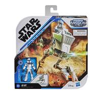 STAR WARS Mission Fleet Expedition Class Captain Rex Clone Combat 2.5-Inch-Scale Figure and Vehicle, Toys for Kids Ages 4 and Up