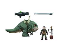 Star Wars Mission Fleet Expedition Class Kuiil with Blurrg Toys, Blurrg Battle Charge 6-cm-scale Action Figures