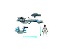 Star Wars Mission Fleet Expedition Class Obi-Wan Kenobi Jedi Speeder Chase 6-cm-Scale Figure and Vehicle, Toys for Children Aged 4 and Up