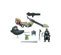 Star Wars Mission Fleet Expedition Class The Mandalorian The Child Battle for the Bounty 6-cm-Scale Figures and Vehicle, Children Aged 4 and Up