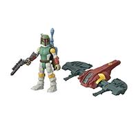Star Wars Mission Fleet Gear Class Boba Fett Capture in the Clouds 2.5-Inch-Scale Figure and Vehicle, Toys for Kids Ages 4 and Up