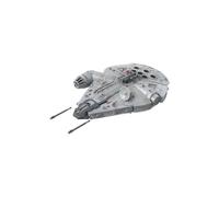 Star Wars Mission Fleet Han Solo Millennium Falcon 2.5-Inch-Scale Figure and Vehicle, Toys for Kids Ages 4 and Up