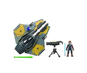 Star Wars Mission Fleet Stellar Class Anakin Skywalker Jedi Starfighter 6-cm-Scale Figure and Vehicle, Toys for Children Aged 4 and Up