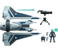 Star Wars Mission Fleet Stellar Class Bo-Katan Figure and Gauntlet Starfighter