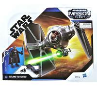 Star Wars Mission Fleet Moff Gideon Action Figure + Outland Tie Fighter Vehicle