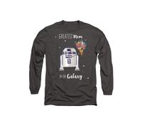 Star Wars Mother's Day Greatest Mum in the Galaxy Long Sleeve T-Shirt, Charcoal Star Wars Charcoal L