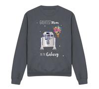 Star Wars Mother's Day Greatest Mum in the Galaxy Sweatshirt Charcoal | Size: 2XL Star Wars Charcoal 2XL