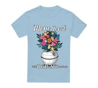 Star Wars Mother'S Day Mom Loved To The Death Star T-Shirt Light Blue Star Wars Light Blue S