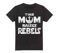 Star Wars Mother'S Day Mom Raises Rebels T-Shirt Black Star Wars Black M