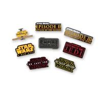 Star Wars Movie Title Pin Collection | Exclusive Poster Title Pin From Each Film
