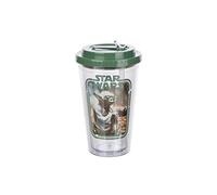 Star Wars Movie Yoda Flip Straw Travel Cup, Star Wars, Taglia unica
