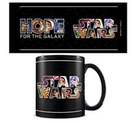 Star Wars Mug in Presentation Gift Box (Hope for The Galaxy Design) 11oz Ceramic Mug - Official Merchandise, Black