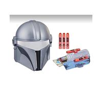 STAR WARS NERF The Mandalorian Rocket Gauntlet + Mask Set NERF Dart-Launching Toy for Kids Roleplay Toys for Kids Ages 5 and Up