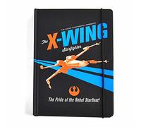 Star Wars Notebook X-Wing Badge Icon Official Black A5 240 Page Lined One Size