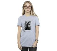 Star Wars Women's Obi-Wan Kenobi Jedi SciFi Collage Cotton Boyfriend T-Shirt in Grey | Size: Large Star Wars Grey L
