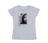Star Wars Obi-Wan Kenobi Jedi Scifi Collage Cotton T-Shirt In Grey Grey