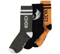 Star Wars Obi Wan Kenobi Socks 3-Pack Size 39-42 | Officially Licensed New